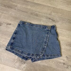 Wild Fable Blue Denim Wrap Skorts